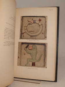 Les bas-reliefs des bâtiments royaux d'Abomey (Dahomey).