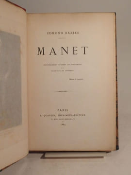 Manet. BAZIRE (Edmond), MANET (Edouard), GUERARD (Henri)