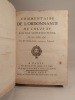 Commentaire de l'Ordonnace de Louis XIV sur les substitutions. Du mois d'août 1747. Par Me Furgole, Avocat en Parlement.. FURGOLE