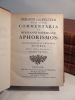 Gerardi van Swieten Med. Doct. Commentaria in Hermanni Boerhaave Aphorismos de Cognoscendis et Curandis Morbis.. VAN SWIETEN (Gerardi), BOERHAAVE ...