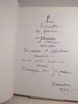 Dessins 1900-1970. DUNOYER DE SEGONZAC