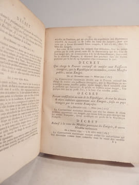 Code des émigrés, condamnées et déportés, ou Receuil des Décrets rendus par les Assemblées consituante, législative & conventionnelle, concernant la ...