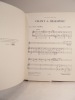 Paul Arma : Chants du Silence : Chant du Désespéré, pour chant et piano, sur un texte de Charles Vildrac. Couverture dessinée par Raoul Dufy.. VILDRAC ...
