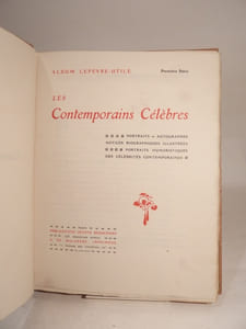 Les Contemporains célèbres. Première série. Janvier 1904.