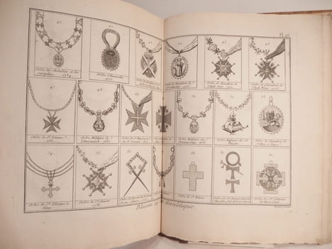 Blason ou Art héraldique. BENARD (Robert), DIDEROT, D'ALEMBERT