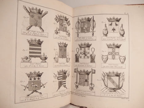 Blason ou Art héraldique. BENARD (Robert), DIDEROT, D'ALEMBERT