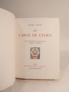 Au large de l'Eden. Illustrations en couleurs de Henry Cheffer.