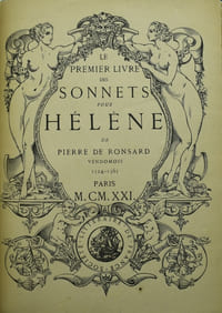 Sonnets pour Hélène.