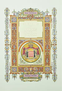 Seigneurs et princes de Monaco.