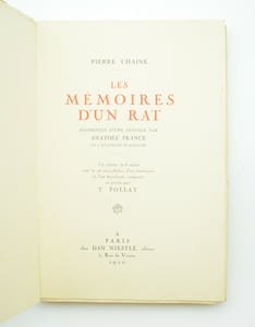 Les mémoires d’un rat – Les commentaires de Ferdinand