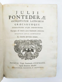 Antiquitatum Latinarum Graecarumque Enarrationes Atque Emendationes praecipue ad veteris anni Rationem attinentes epistolis LXVIII. Comprensae et tabulis plurimis ornatae.