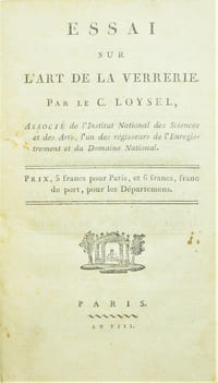 Essai sur l'art de la verrerie.