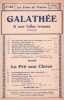 Partition de la chanson : A moi folles ivresses      Galathée  . Weitheimber Mlle - Massé Victor - Barbier J.