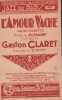 Partition de la chanson : Amour vache (L')        .  - Claret Gaston - Elvaury