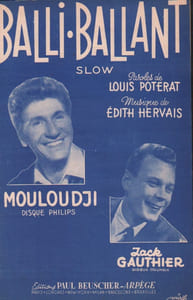 Partition de la chanson : Balli-Ballant