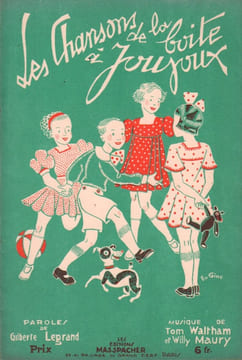 Partition de la chanson : Chansons de la boite à joujoux ( Les) Dédié à Edouard Beaudu, fondateur de la " Boîte à Joujoux " qui en créant ce music ...