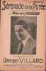 Partition de la chanson : Sérénade de la Purées A l'ami Perchicot      Chansonnette Casino de Paris. Chevalier Maurice - Villard Georges - Villard ...