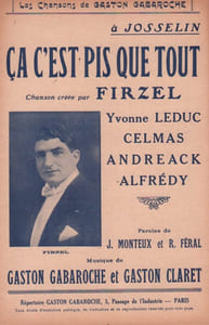 Partition de la chanson : ça c'est pis que tout