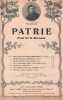 Partition de la chanson : C'est ici le berceau      Patrie  .  - Paladilhe E. - Gallet Louis,Sardou Victorien