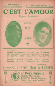 Partition de la chanson : C'est l'amour