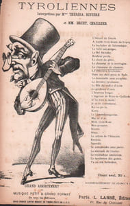 Partition de la chanson : Chasseuse de chamois (La)