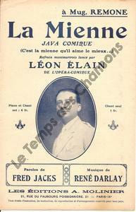Partition de la chanson : Mienne (La) Chansonnette