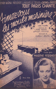 Partition de la chanson : Aimez-vous les moules marinières ? Tout Paris chante Casino de Paris