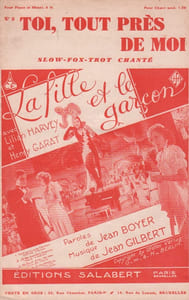 Partition de la chanson : Fille et le garçon (La)      Fille et le garçon (La)  