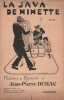 Partition de la chanson : Java de Ninette (La)        .  - Duhac Jean-Pierre - Duhac Jean-Pierre