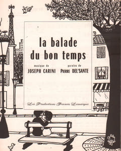 Partition de la chanson : Balade du bon temps (La)
