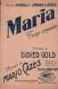 Partition de la chanson : Maria        . Liebel Emma,Vorelli - Cazes Mario - Gold Didier