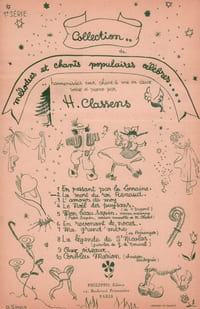 Partition de la chanson : Mort du roi Renaud (La) Harmonisation de Henri Classens Vieille chanson de France