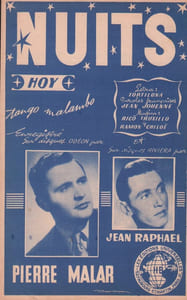Partition de la chanson : Nuits ( Hoy )        