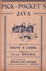 Partition de la chanson : Pick-pocket's java Chansonnette