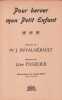 Partition de la chanson : Pour bercer mon petit enfant Harmonisation de Joseph Roux (Secteur Postal 176)      Berceuse .  - Pasquier Louis - ...