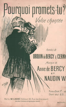 Partition de la chanson : Pourquoi promets-tu ? . - De Bercy Anne,Naudin W. - Cerny Maurice,Drouin de Bercy