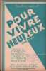 Partition de la chanson : Pour vivre heureux ou vivons heureux        .  - Chobillon Charles,Dragoni - Charblay