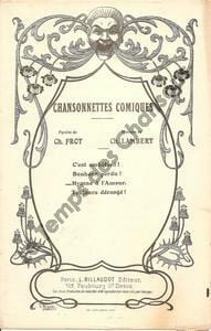 Partition de la chanson : Hymne à l'amour Vétérinaire par amour Romance . - Lambert Ch. - Frot Ch.