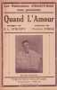 Partition de la chanson : Quand l'amour        . Rios Guy - Streapy F.L. - Forge Charles