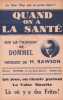 Partition de la chanson : Quand on a la santé        .  - Rawson H. - Dommel