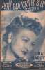 Partition de la chanson : Petit bar tout bleu (Le)        . Margy Lina - Delannay Jean - Malleron Robert