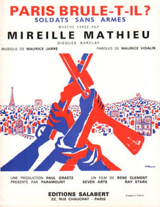 Partition de la chanson : Soldats sans armes      Paris brûle-t-il ?  