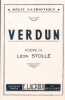 Partition de la chanson : Verdun       Poème,Récit .  -  - Stollé