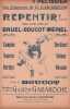 Partition de la chanson : Repentir !        . Bruel,Boucot,Campion,Mériel,Devilsert,Vanrois,Nossam,Selmar - Gabaroche Gaston - Boucot