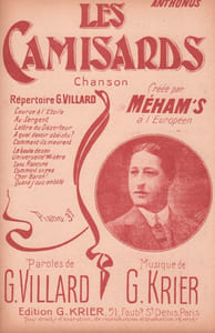 Partition de la chanson : Camisards (Les) Chansonnette Européen (L')