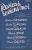 Partition de la chanson : Reviens, reviens-moi ...        . Robin Claude,Rossi Tino,Claveau André,Marie-José,Candido Maria,Giraud Yvette - Denoncin ...