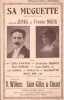 Partition de la chanson : Sa muguette Idylle Napolitaine       . Junka,Desbly Charlotte,Marjac,Henrotte,Cantor Zélia,Dally's,Dif Jack - Saint-Gilles - ...
