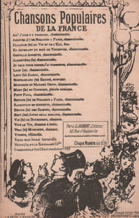 Partition de la chanson : Sept jours de la semaine (Les) Paroles de X... et musique de V...