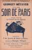 Partition de la chanson : Soir de Paris        .  - Georget-Métayer - Le Pointe Henri,de Joannis F.
