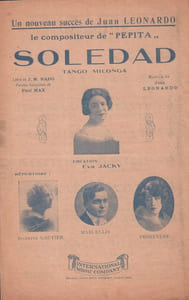 Partition de la chanson : Soledad